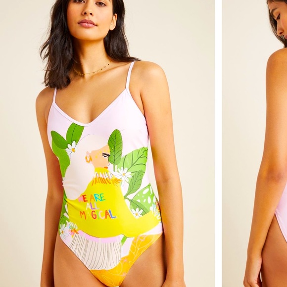 Anthropologie Other - Anthropologie NWT Alja Horvat  Fringed Swimsuit Size S